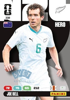 Joe Bell New Zealand Panini FIFA World Cup 2026 Adrenalyn XL #330